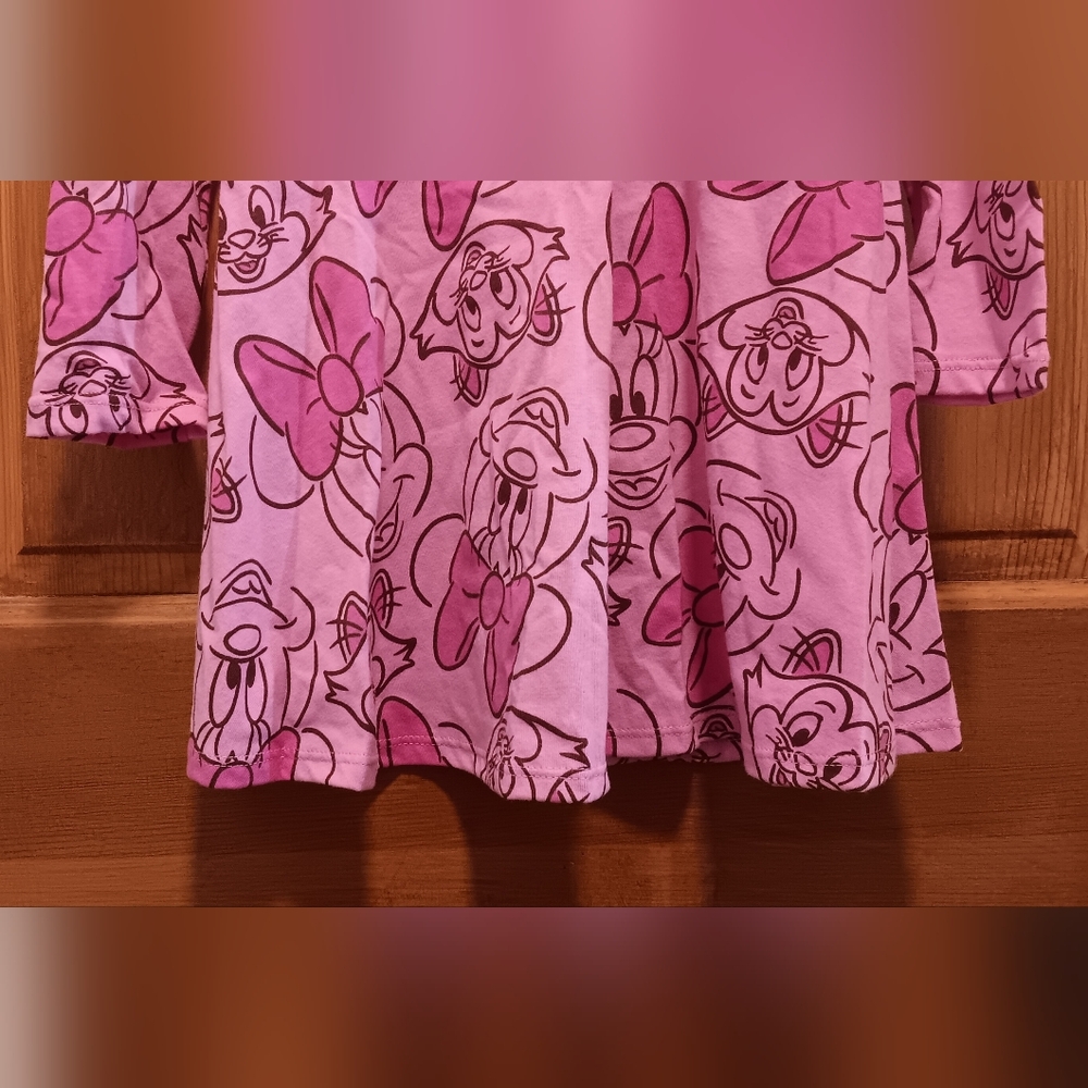 NWT Pink Disney Minnie Mouse Dress Girls Size: 5t - Picture 2 of 7